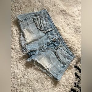 American Eagle Lo Rise Jean Shorts